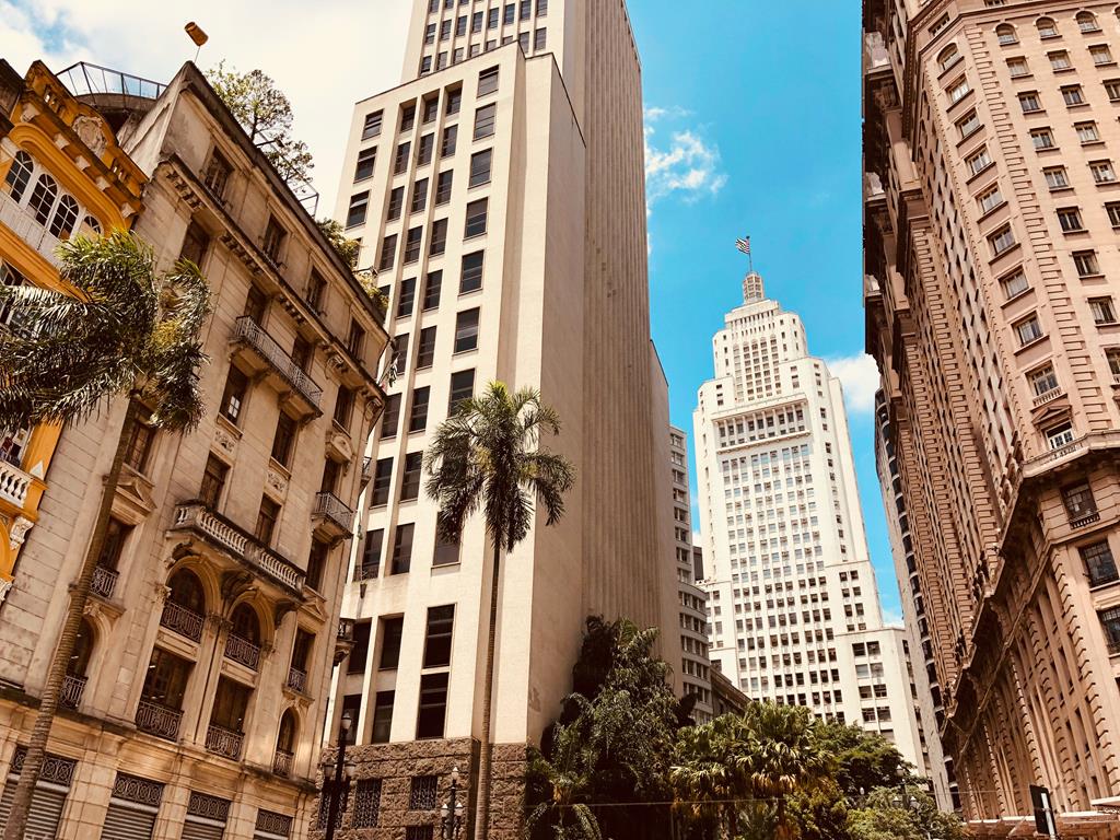 Prédios de arquitetura antiga da cidade de São Paulo